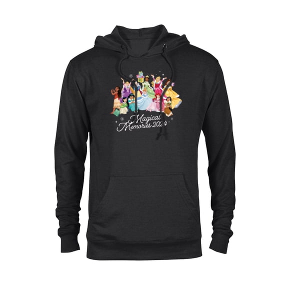 Disney Princess Christmas Holiday Magical Memories 2024 - Pullover Hoodie for Adults - Customized-Black