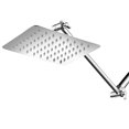 thumbnail image 4 of HotelSpa Grande Pomme de Douche Carrée en Acier Inoxydable de 8 Pouces avec Rallonge Réglable en Laiton Massif, 4 of 4