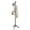 Grey, variant on Giantex Wooden Tree Coat Stand, Height Adjustable Coat Rack w/8 Hooks & Tri-Legged Base, Standing Organizer for Office, Home, Hall, Entryway