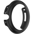 thumbnail image 4 of KOMI Screen Protector Compatible with Pixel Watch 2/Google Pixel Watch Case,Hard PC Anti-Scratch Bumper Protector Case Shock-Proof Bezel Protective Shell for Google Pixel Watch Cover,Black&Clear, 4 of 5
