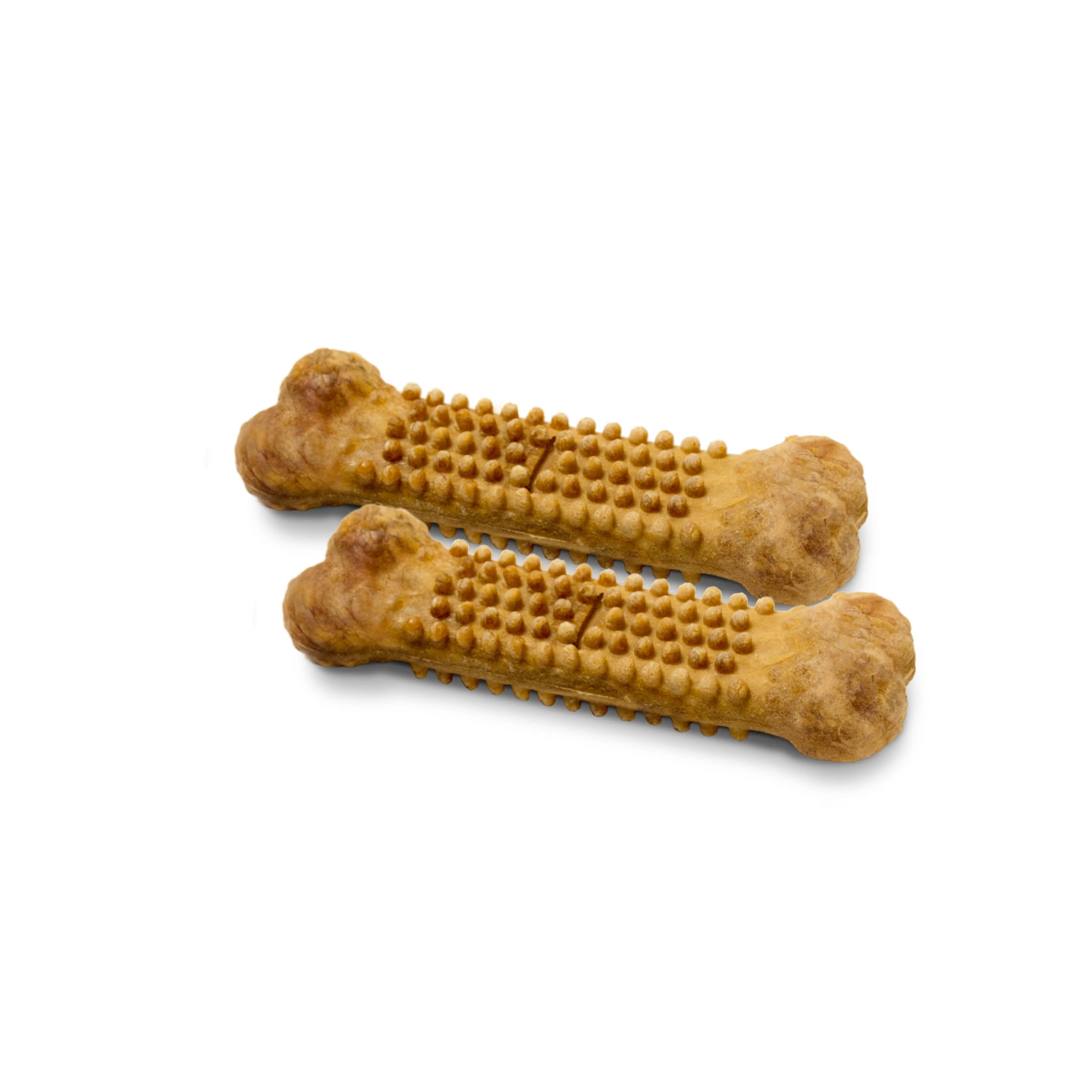 Nylabone Nubz Natural Edible Chew Treats for Dogs, Long Lasting Chews Made in USA, Peanut Butter Flavor, Large - Up to 30 lbs. (18 Count)