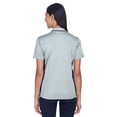 thumbnail image 2 of UltraClub Ladies' Cool & Dry Sport Two-Tone Polo 8406L - Grey/ Black Size XS, 2 of 3