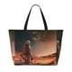 thumbnail image 2 of Disketp Astronaut On Mars A Bolsa de Playa de Gran Capacidad, Bolso Impermeable y a Prueba de Arena para Mujer, Ideal para Playa, Piscina y Natación, 2 of 7
