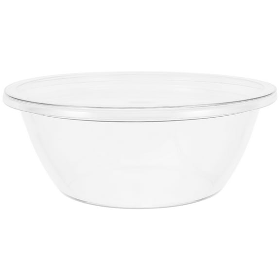 WEUVEB Transparent 32.3X32.3X12.5in Mixing Bowls with Lids for Baking and Cooking in Kitchenware 1 Set