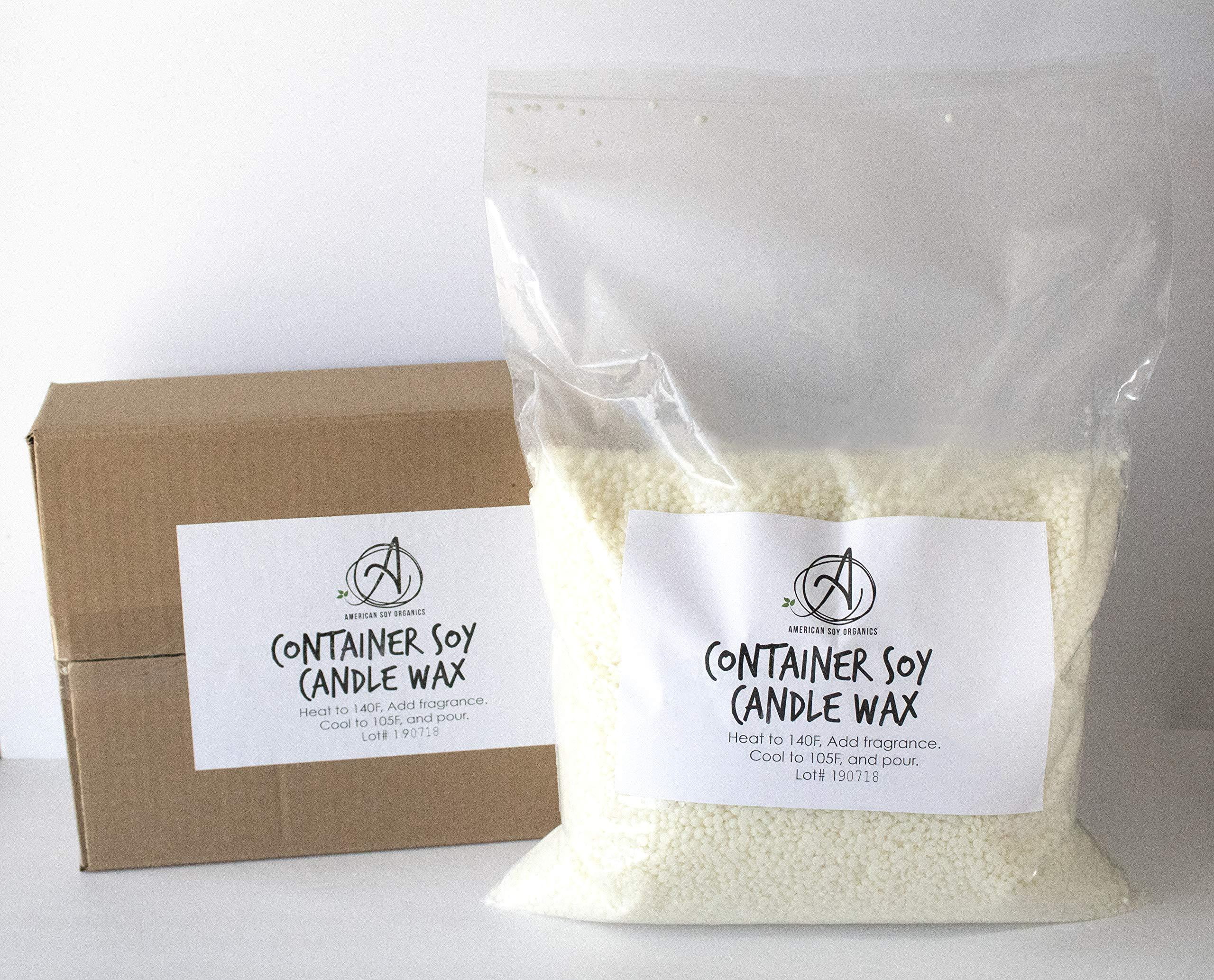 American Soy Organics Midwest Container Soy Wax: 10 lb Bag of