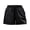 Black, variant on Vedolay Womens Shorts Short for Womens Fringe Leather Straight Leg Shorts High Waist Leather Shorts,Black M
