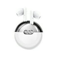 thumbnail image 2 of Earphone wireless, Hwkond Wireless Earbuds Mini Ear Buds Bluetooth Headphones 5.3 Bluetooth Headsets Light-Weight Earphones With Microphone & Suitable For TV Phone PC Laptop, White, Up To 60% Off, 2 of 8