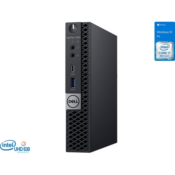 Refurbished Dell Optiplex 7060 Mini Pc Intel Core I7 8700t Upto 4 0ghz 16gb Ram 1tb Ssd Displayport Wi Fi Bluetooth Windows 10 Pro Walmart Com