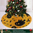 thumbnail image 6 of FMSHPON Halloween Cute GhostPumpkin Xmas Christmas Tree Skirt Stand Mat for Holiday Party Decoration Indoor Outdoor 36 inches, 6 of 6