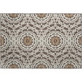 thumbnail image 2 of Addison Rugs Mayfield Washable Transitional Circles Chocolate Rectangle Rug, 1'8" x 2'6", 2 of 5