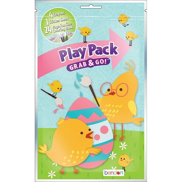 Party Favors Easter Themed Grab And Go Play Pack 1ct Walmart Com Walmart Com