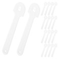 thumbnail image 3 of 50pcs Thickened DIY Hand Fan Handles Hand Fan DIY Making Handle Accessory Small Plastic Handle for Hand Fan Handcraft Supply, 3 of 5