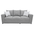 thumbnail image 1 of Sofa EL BAZAR STORE Miami Lino Gris Plata 3 Plazas Modular Moderno, 1 of 4