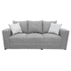 thumbnail image 1 of Sofa EL BAZAR STORE Miami Lino Gris Plata 3 Plazas Modular Moderno, 1 of 4
