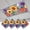 Blue, variant on Boho Flowers Magnetic Fluorescent Light Covers for Ceiling Lights 2x4Ft, Bohemia Ethnic Floral Colorful Floral Office Classroom Kitchen Drop Ceiling Light Covers Lighting Filters Shade Panel 4 Packs