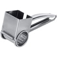 thumbnail image 3 of Stainless Steel Cheese-Multifunctional Kitchen Craft whirly Stainless Steel Cheese Grater 1 Drums Slice Shred Tool, 3 of 7