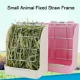 thumbnail image 4 of Healthy Top-ranking Plastic Grass Feeder Fixed Food Container Bowl Spring Straw Frame Grass Basket For Pet Guinea Pig Rabbit Cage Feeding Accessories,Easy to Install, 4 of 6