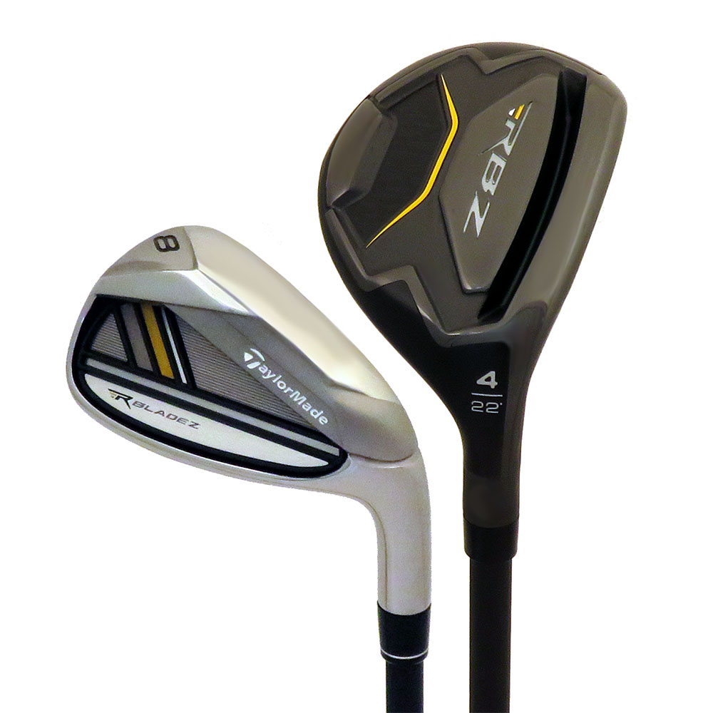 NEW TaylorMade Golf RocketBladez Black Combo Hybrid Irons Graphite