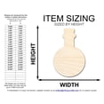 thumbnail image 2 of Unfinished Wood Spooky Potion Shape | DIY Craft Cutout 10" / 1/2", 2 of 3
