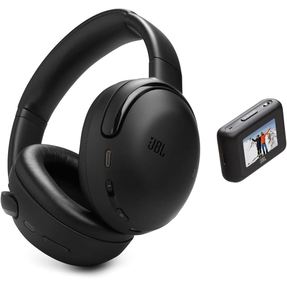 JBL Tour One M3 Smart Tx - Wireless over-ear Noise Cancelling headphones with Smart Transmitter, Hi-Res Audio (3.5mm or USB-C), Spatial 360 sound with Head Tracking & 70Hrs of Playback (Black)