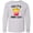 AC-Heather Grey, variant on Inktastic Yay Its Fry Day with Cute French Fries Long Sleeve Youth T-Shirt