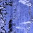 thumbnail image 1 of Ahgly Company Indoor Square Abstract Blue Modern Area Rugs, 3' Square, 1 of 4