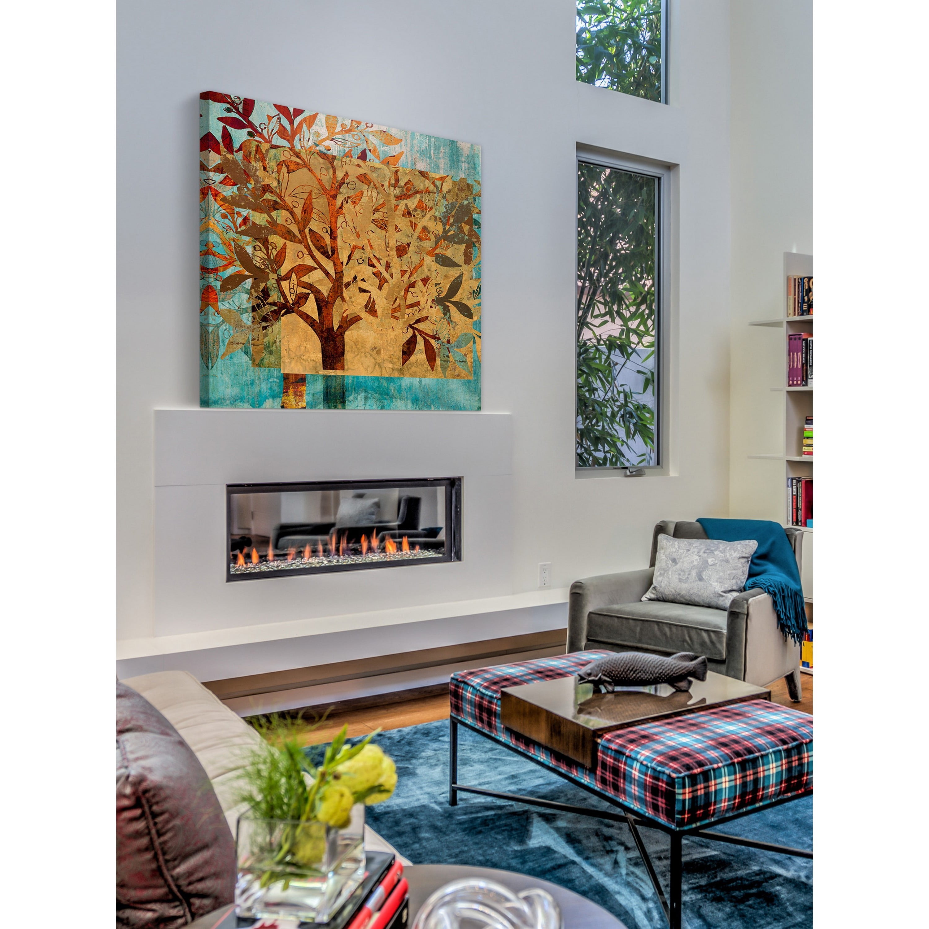 "Serendipity Tree II" Painting Print on Wrapped Canvas
