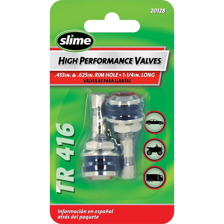 Slime TR416 Tire Valve Stems, Clamp-In with Grommets photo 1
