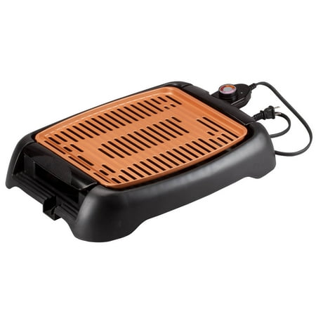 Nonstick Ceramic Copper 13 Countertop Electric Grill By Hmp