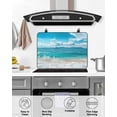 thumbnail image 5 of nqOlkjepod Large Induction Cooktop Protector Mat 24"x21", Summer Beach Coastal Stove Top Covers for Electric Stove, Vacation Seaside Ocean Decorative Stove Burner Cover Mats, Glass Top Stove Cover, 5 of 8