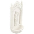 thumbnail image 2 of Gymnture Jesus Pendant Holy Water Font Resin Figurine Wall Decor Catholic Gift, 2 of 11