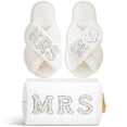 thumbnail image 1 of Zapatillas Xtinmee con inicial de boda personalizada para novia MRS, 1 of 6