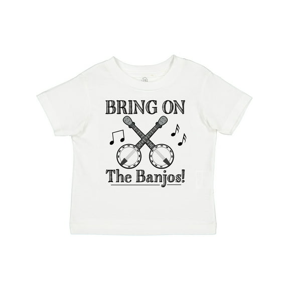 Inktastic Banjo Music Bluegrass Boys or Girls Toddler T-Shirt