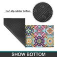 thumbnail image 6 of Blue Boho Bohemia Floral Geometric Pattern Kitchen Rugs Sets Of 2,Anti Fatigue Kitchen Mat Rugs Non Slip Washable,Decorative Kitchen Floor Mats for Kitchen,Sink,Laundry,17"x30"+17"x47", 6 of 7