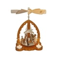 thumbnail image 2 of Alexander Taron 10.5" Richard Glaesser Nativity Scene Pyramid, 2 of 2