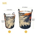 thumbnail image 3 of Fotbe American Bald Eagle A Cesto de Ropa con Asas, Cesto Impermeable de Gran Capacidad, Bolsa de Lavado para Dormitorio, Cesto de Ropa con Ruedas y Asas-Medium, 3 of 6