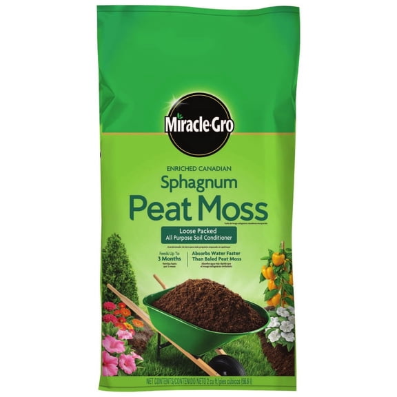 Miracle-Gro Enriched Canadian Sphagnum Peat Moss
