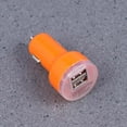 thumbnail image 6 of MRLESS 2.1A USB Universal Car Charger Mini LED Double USB 2-Port Car Charger Adaptor for Mobile Phone (Orange), 6 of 6
