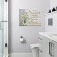 thumbnail image 5 of Farmhouse Bathroom Wall Art Daisy Bathroom Wall Decor Floral Hummingbird Pictures Motivational Rustic Country Flower Canvas Painting Framed Artwork for Bathroom Living Room Kitchen Bedroom 16"x12", 5 of 6