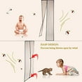 thumbnail image 3 of Magnetic Door Screen High Density Fly Bug Mosquito Mesh Curtain Automatically Mesh Door Nets Keeps Bugs & Mosquitoes Out, 39*83in, Green, 3 of 4