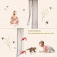 thumbnail image 3 of Mosquitera magnética de alta densidad para puerta, mosquitera, cortina de malla automática que mantiene alejados a los insectos y mosquitos, 39 x 83 pulgadas, color café, 3 of 4