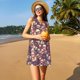 thumbnail image 3 of Balery Skull rock music record Vestidos de verano para mujer con estampado: vestido holgado sin mangas, vestido playero informal y cómodo para días calurosos., 3 of 7