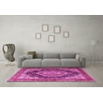 thumbnail image 3 of Ahgly Company Indoor Rectangle Persian Pink Traditional Area Rugs, 6' x 9', 3 of 4