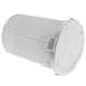 thumbnail image 5 of Contenedor blanco grande de 4 compartimentos para una organización eficiente de los alimentos (3,6 l) Almacenamiento de granos de cocina translúcido, 5 of 8