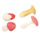 thumbnail image 4 of 4pcs Miniature Mushroom Model Set High Simulation Mushroom Figurines Decoration for Education Type 2, 4 of 4