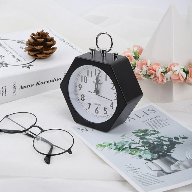 Sonew Cartoon Deformed Alarm Clock, Wake Up Digital Clock,Silent Soft Wake Up Alarm Clock Kids Wake Up Clock Timer Digital Clock