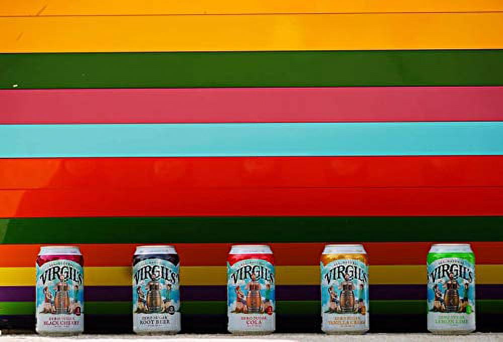 Virgils 320798 72 oz Zero Sugar Orange Soda, 6 Per Pack - Pack of 4
