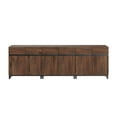 thumbnail image 7 of Wampat 94.5" Sideboard Buffet Cabinets, Modern Sideboard with Adjustable Shelf & Metal Base, Coffee Bar Cabinet Storage Cabinet for Living Room, Brown, 7 of 7