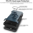 thumbnail image 2 of iPhone 7 Plus Case, Cellularvilla [Hybrid] Heavy Duty Dual Layer Protective Case [Shockproof] Built-in Rotating Metal Ring Holder Kickstand Cover for Apple iPhone 7 Plus 5.5 Inch, 2 of 8