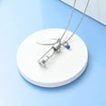 thumbnail image 3 of Cremation Urn Necklace for Ashes Timeless Hourglass Memorial Pendant Keepsake Jewelry for Human Pet Ashes, 3 of 7